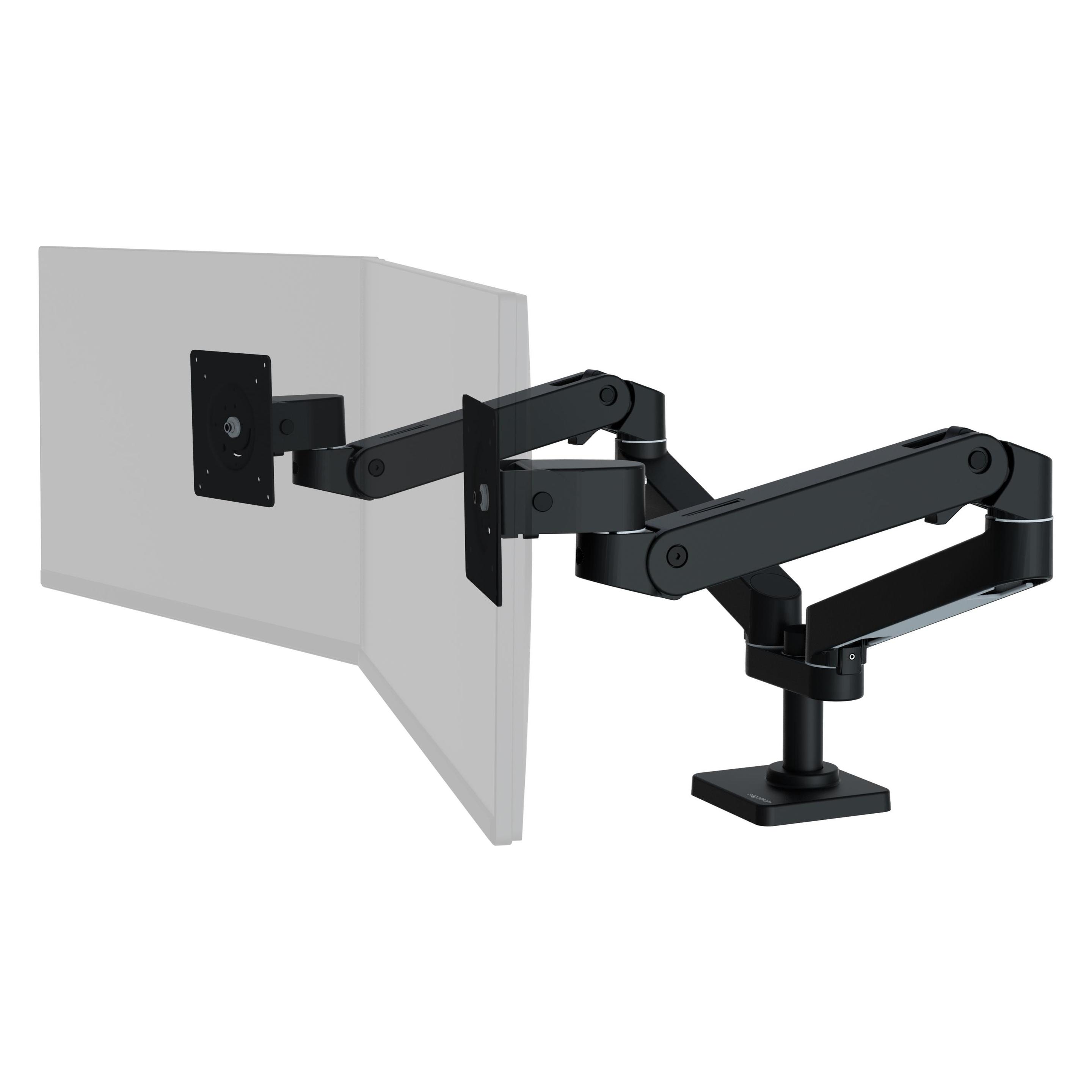 Ergotron LX PRO ARM DUAL SIDE-BY-SIDEblack (Tisch, 27", 10 kg) (45-686-292)