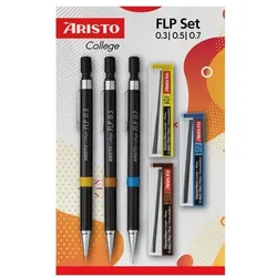Aristo 6-tlg. Feinminenstift-Set »FLP 3+3« schwarz