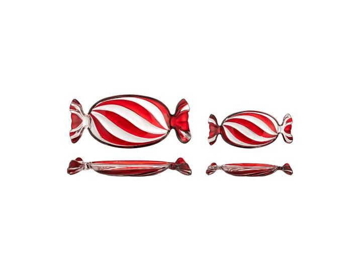 Bloomingville Sweetie plat de service Rouge, 2 pièces