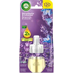 Airwick Raumduft Duftstecker, Duftölflakon, 19 ml, Nachfüller, ätherische Öle, Bergamotte & Lavendel