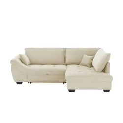 bobb Ecksofa  Krissy ¦ creme ¦ Maße (cm): B: 251 H: 88 T: 190.0