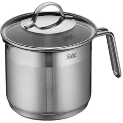 Silit Milchtopf  Achat , Edelstahl , Maße (cm): H: 20  Ø: 14