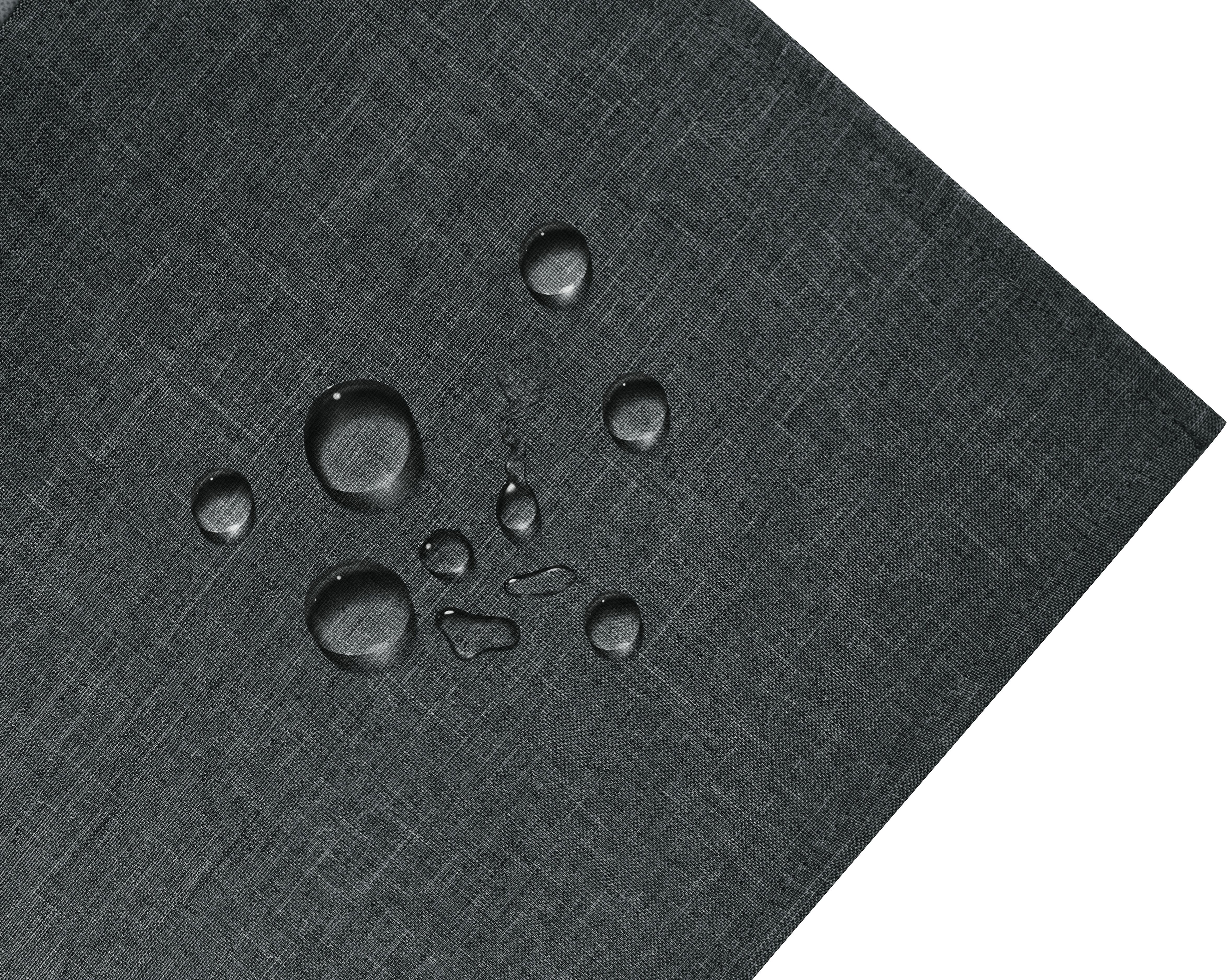 Platzset GOODPRODUCT "Josée wasserabweisend, 2 Stück, weiche und flexible Materialqualität", grau (anthrazit), B:45cm L:30cm, Obermaterial: 100% Polyester, Platzsets, Platzset, Platzsets mit Wasser- und Ölabweisender Oberfläche anthrazit B/L: 45cm x 30cm,