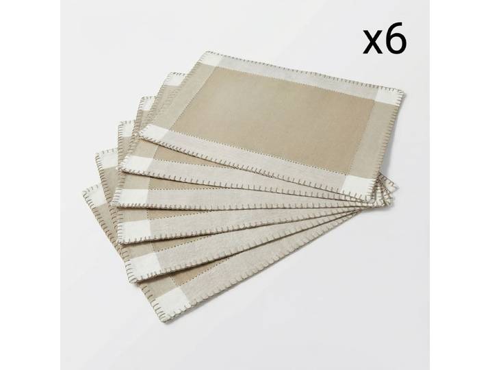 Platzset OTTO HOME Platzdeckchen , beige, B:33cm L:48cm, Platzsets, Platzset
