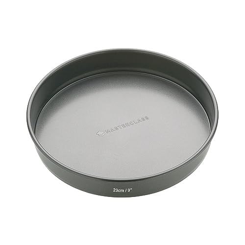 Masterclass Ronde lage bakvorm met losse bodem, 23 cm, zwart