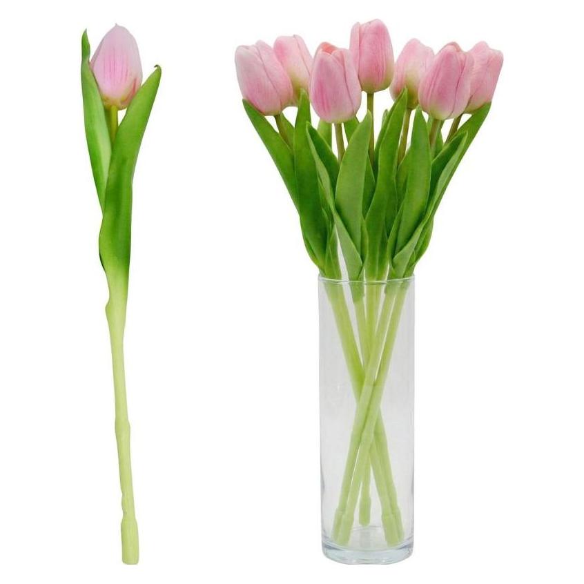 Saska Garden Tulipan Różowy 31cm Jak żywy Dekoracja Wiosenna (31 cm) (67406390)