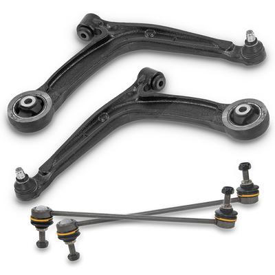 Atec 2x Querlenker + 2x Koppelstangen vorne [Hersteller-Nr. 40578802] für Ford, Abarth, Fiat