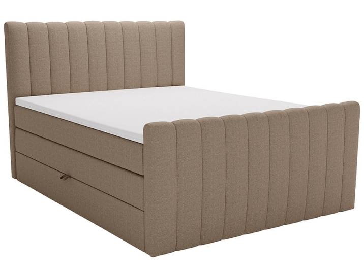 Boxspringbett WINTER braun 140x200cm weich