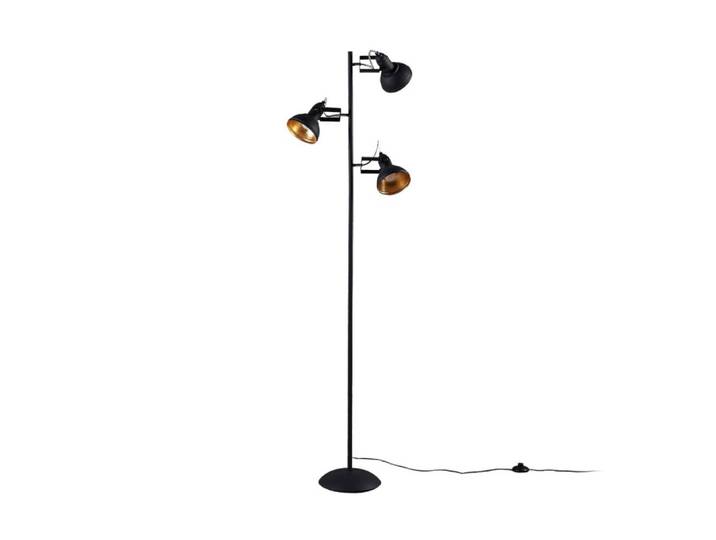 Lampadaire en métal noir