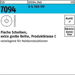 Unterlegscheibe ISO 7094 6 A 4 100 HV 100 Stück