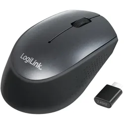 LogiLink Kabellose Maus mit USB-C Funk 2.4GHz 1200dpi 34 RF Kanäle