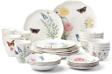 Lenox Butterfly Meadow 28-Piece Dinnerware Set Multi