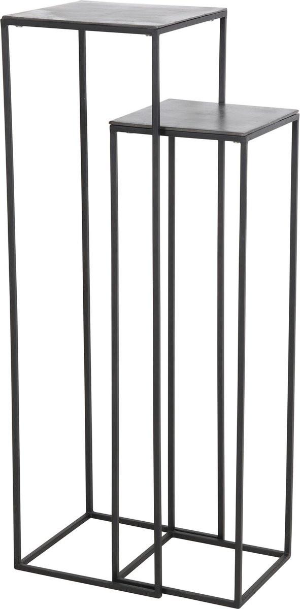 Light & Living Zuil Boca - Antiek Lood/Zwart - Set - Industrieel