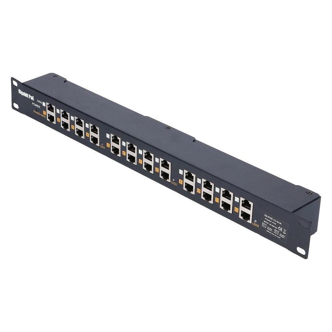 Extralink PoE 12p (802.3af (PoE), 802.3at (PoE+), 48 W) (EX.1988)