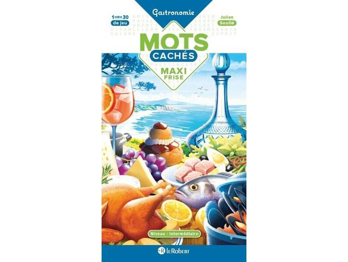Maxi frise de mots cachés - Gastronomie (Carte)