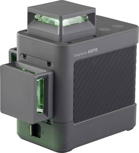 HOTO QWFGJ002 Kreuzlinienlaser grüner Laser Reichweite (max.): 30m