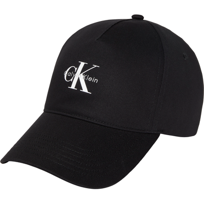 Baseball Cap CALVIN KLEIN, Damen, schwarz, Web, Baumwolle, unifarben, Caps, in der Weite verstellbar, reine Baumwolle