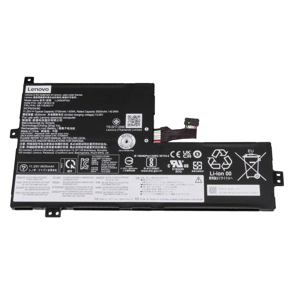 Lenovo Akku 42Wh für Flex 3 Chrome 100e Chromebook (3735 mAh) (5B11B36317)