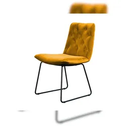 KAWOLA Stuhl CHARME Esszimmerstuhl Velvet curry