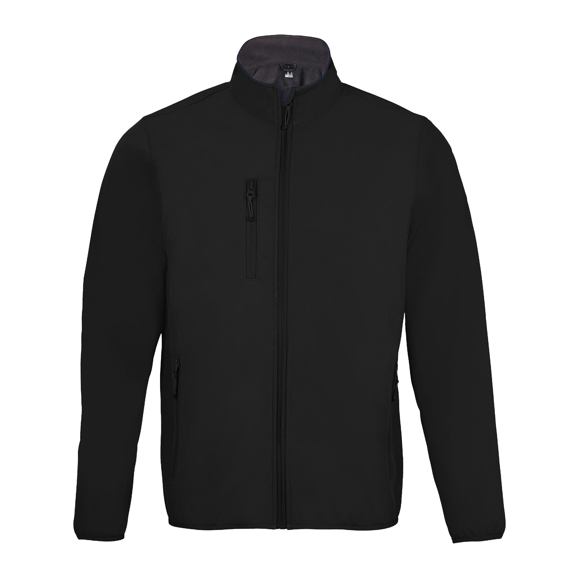 SOLS Herren Radian Soft Shell Jacke (Schwarz)