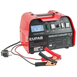 Eufab Werkstattladegerät 12/24V 18/12A CB-20