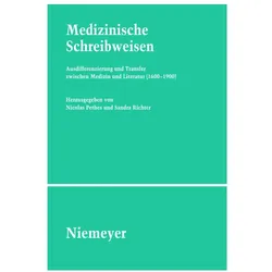 Medizinische Schreibweisen, Fachbücher von Nicolas Pethes, Sandra Richter