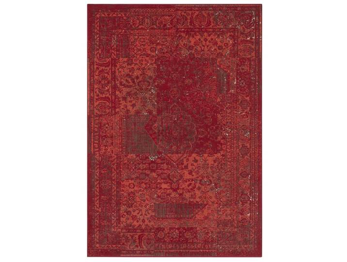 Tapis design à poils ras rouge 120x170cm