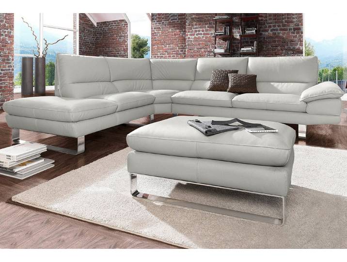 CALIA ITALIA Ecksofa Dave, italienisches Designsofa mit erstklassigem Sitzkomfort, L-Form, mit tollen Lederbezügen