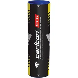 Carlton Premium Badmintonball F1 TI - für Turnier- und Vereinsspieler (1x6er Dose)