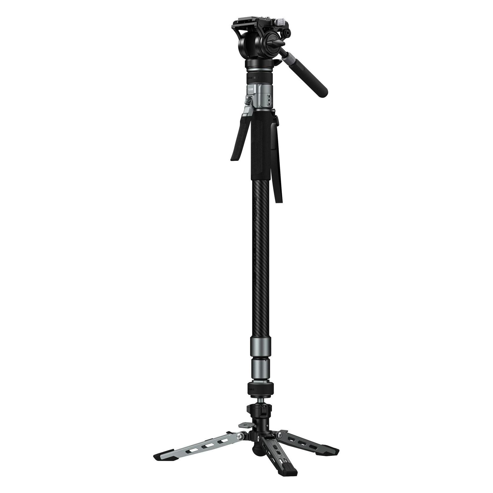SmallRig 6286 × Potato Jet TRIBEX PRO X-Clutch Hydraulik-Einbeinstativ (Video-Version) (Carbon) (6286)