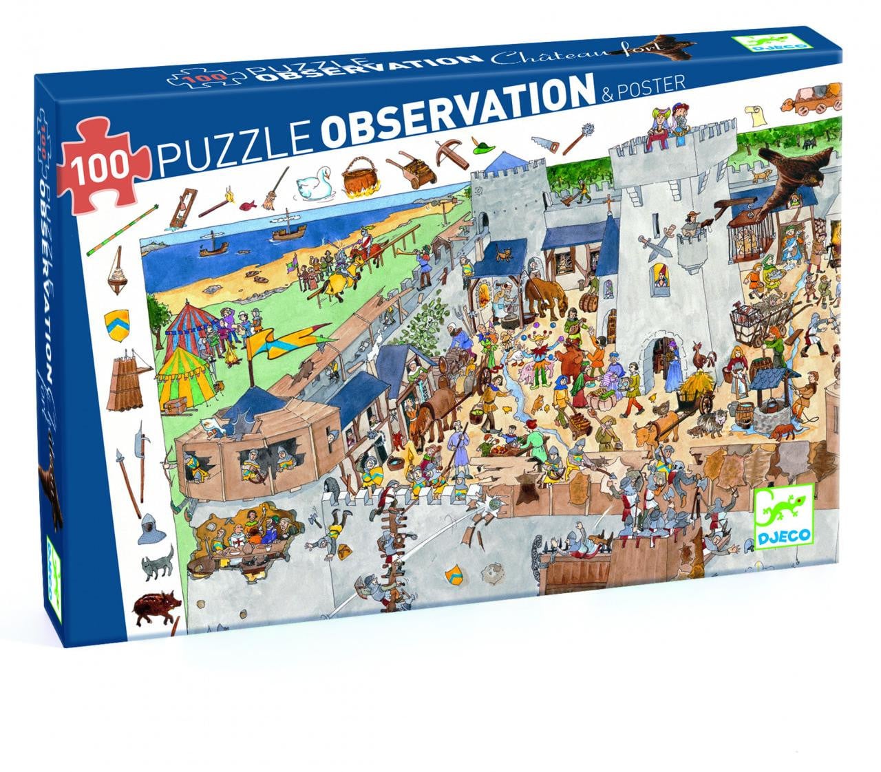 Djeco Observatiepuzzel Fortres