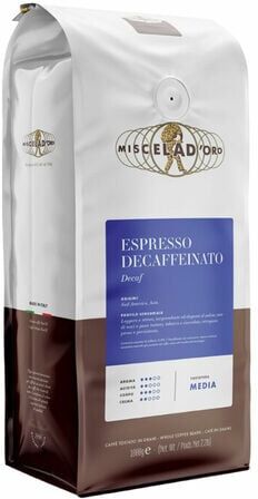 miscelaDOro Miscela D'oro - Espresso Decaffeinato - Kaffeebohnen 1 Kg - MaxiCoffee
