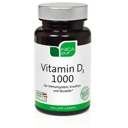 NICAPUR Vitamin D 1000 Kapseln 120 St