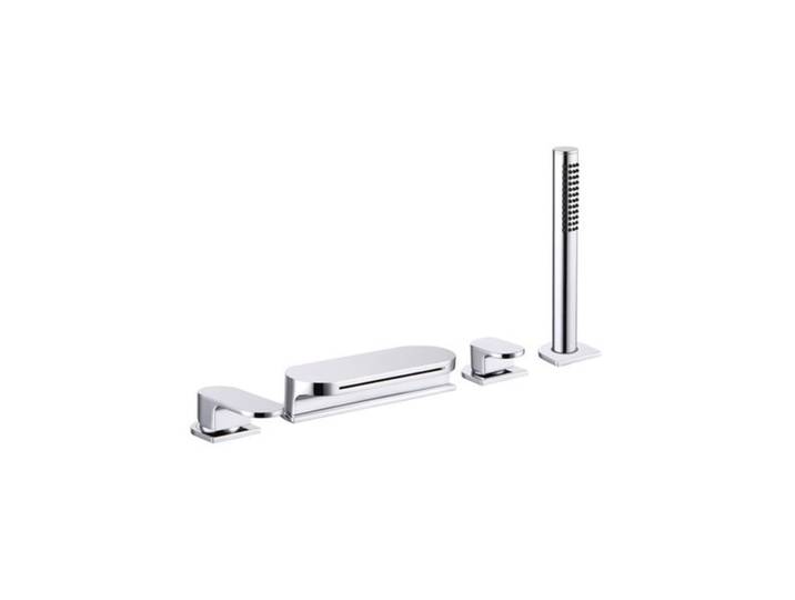 Waterfall robinet de bain avec set de douche chromé style cascade (CR025.00)