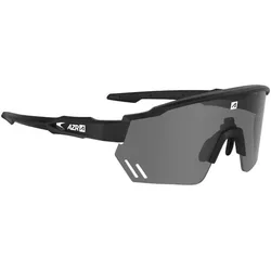 AZR, Herren, Sportbrille, Kromic Race RX Cat 0-3 - Fahrradbrille (Black, Matte Black), Schwarz