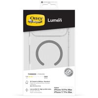 Lumen, Handyhülle transparent/silber, iPhone 18 Pro Max / 17 Pro Max, MagSafe