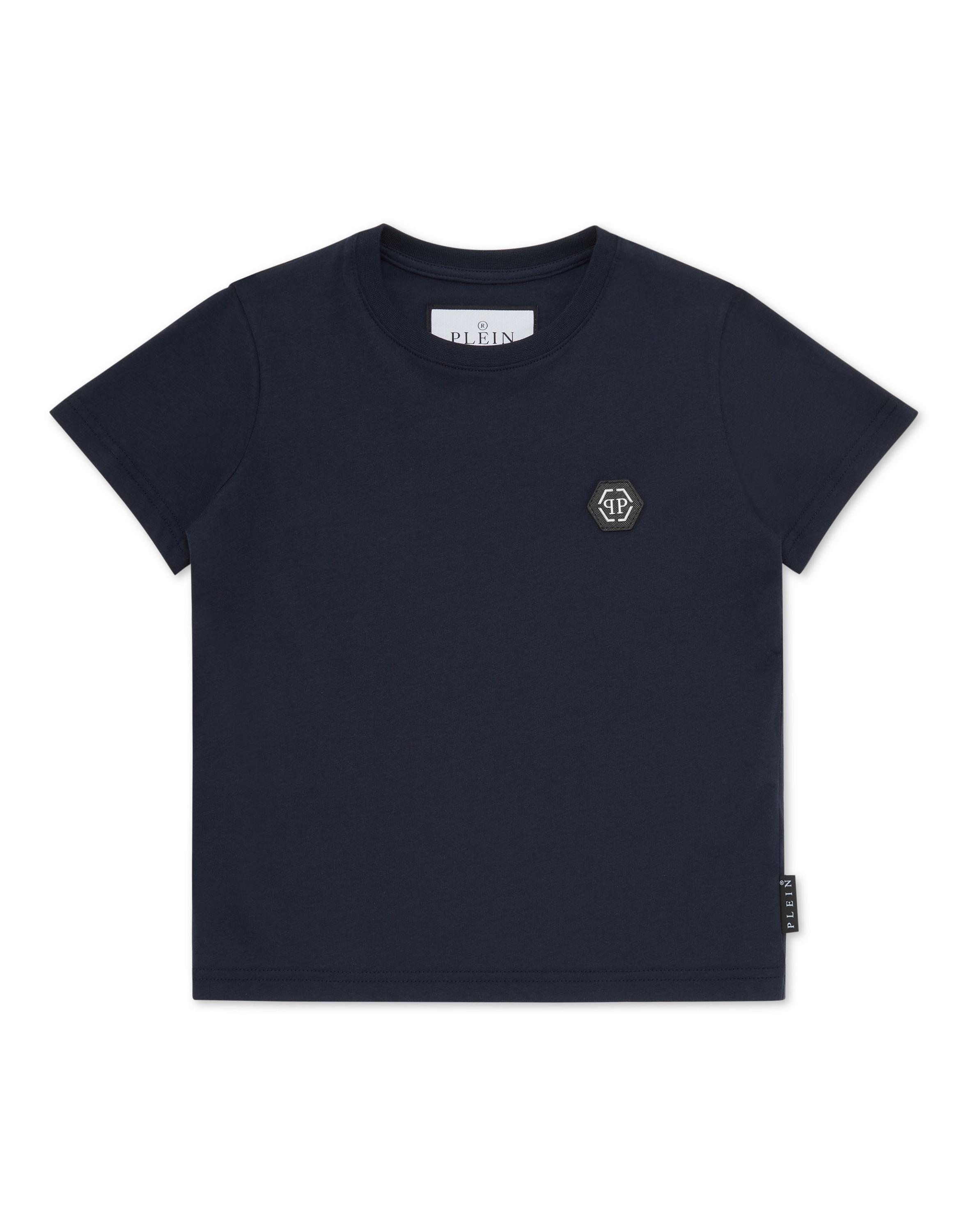 Philipp Plein T‑Shirt mit Rundhalsausschnitt, SS Gothic Plein - Dunkelblau