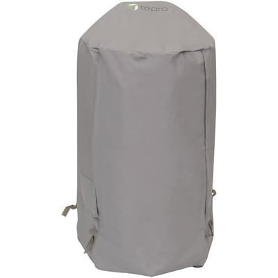 Grill-Schutzhülle TEPRO, grau, B:57cm H:85cm L:57cm, Polyester, Planen, BxLxH: 57x57x85 cm, für Kugelgrill klein