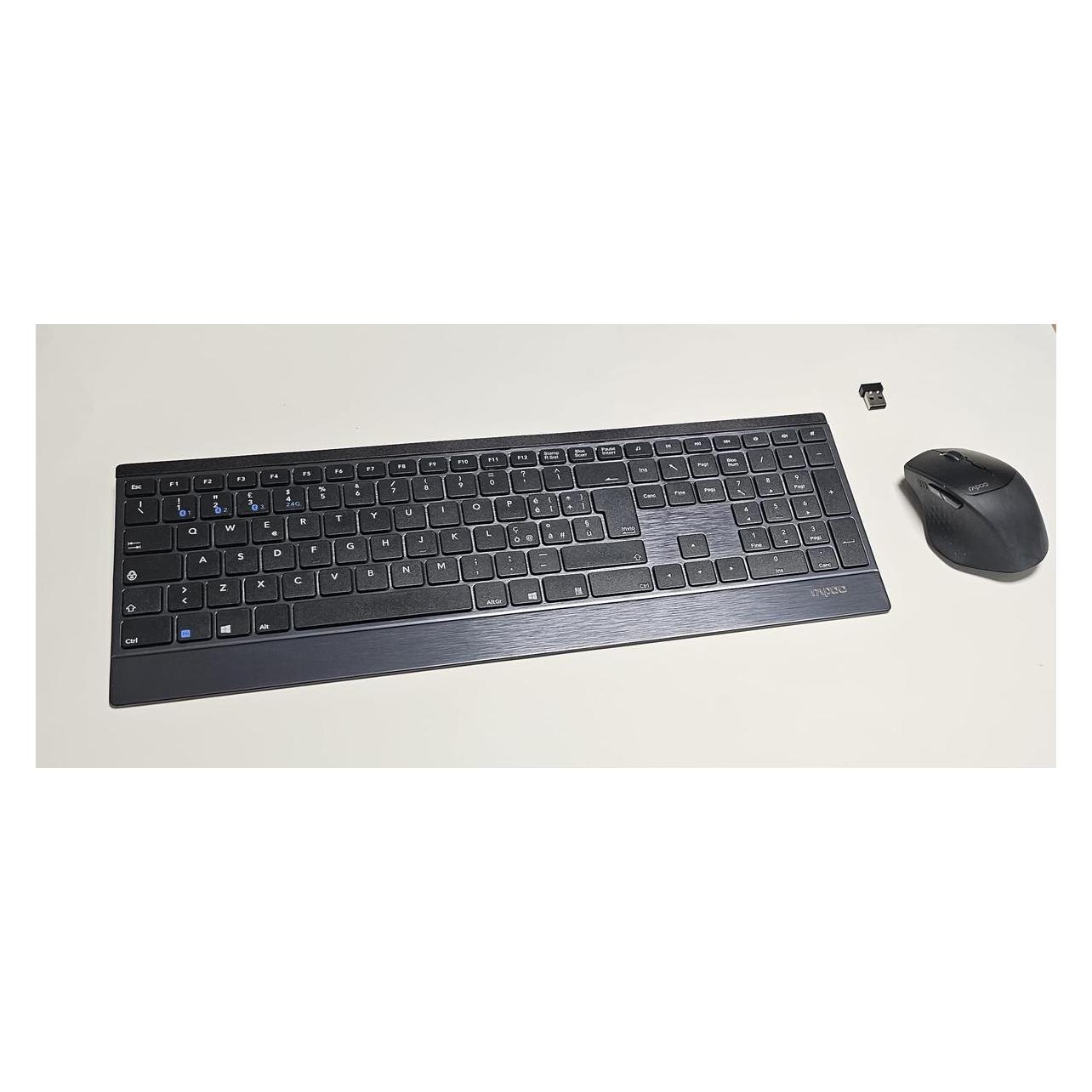 Rapoo 9500M Kabellose Tastatur-Maus-Kombination (DE, Kabellos) (40152059)