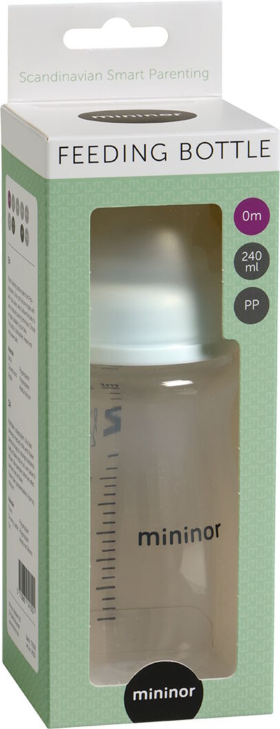 Mininor Sutteflaske Plast 0M 240 ml