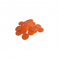 Spielsteine Spielchips - 15 mm - orange 259673