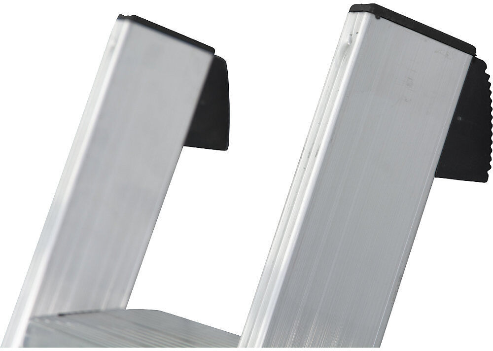 Schwerlast-Anlegeleiter, 80 mm Alu-Stufen, bis 225 kg, 6 Stufen KRAUSE