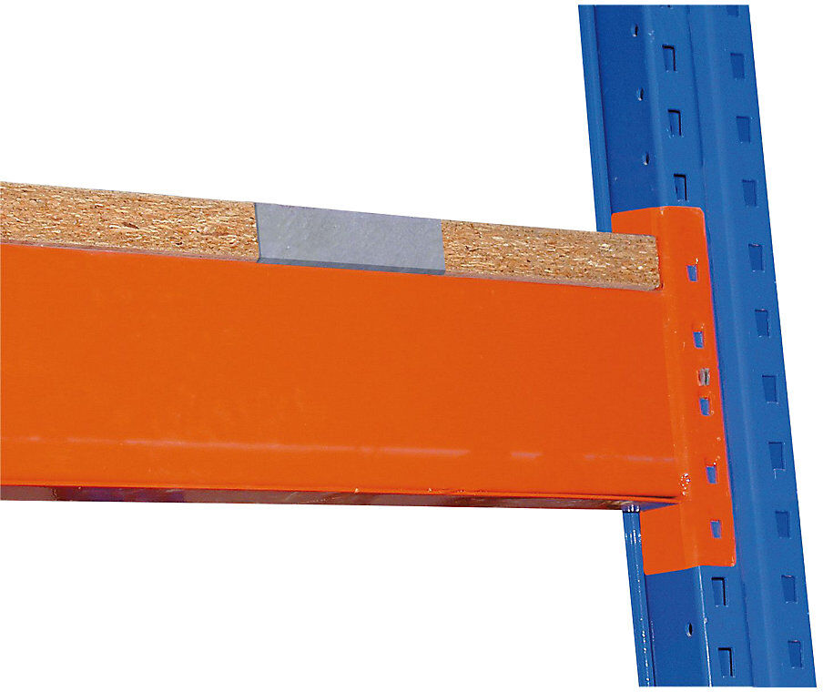 Spanplatte, aufgelegt, für Trägerlänge 3300 mm, für Regaltiefe 800 mm SCHULTE