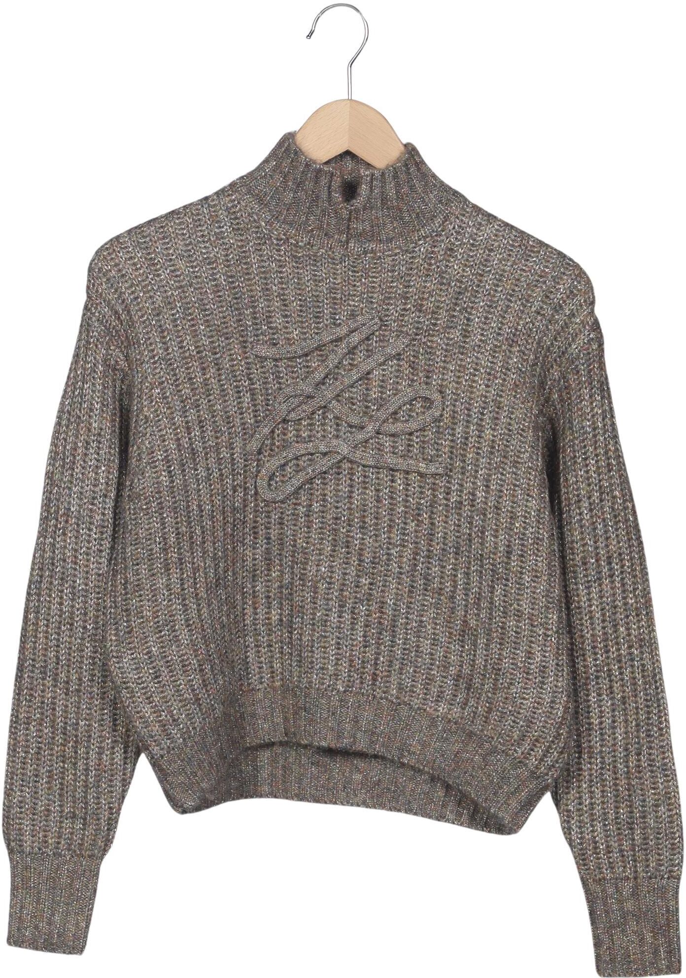 Karl by Karl Lagerfeld Damen Pullover, Grau, Gr. XS, Synthetik / Wolle - Second Hand