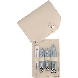 Böttcher-AG Nagelknipser Premium, Set, Edelstahl, für Finger- und Fußnägel, mit Polierfeile und Ohrlöffel