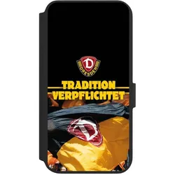 Nivocase Klapphülle für Samsung Galaxy S22+ Handyhülle aus Kunst Leder NIVOflip schwarz Fanartikel SG (Samsung Galaxy S22+), Smartphone Hülle, Schwarz