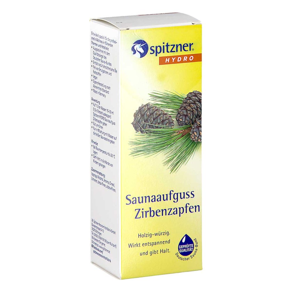 W. Spitzner Arzneimittelfabrik GmbH Spitzner Saunaaufguss Zirbenzapfen 17847456