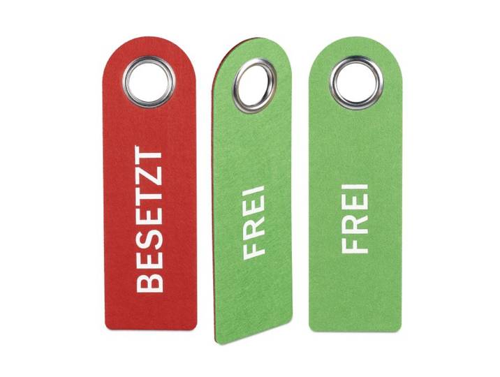Relaxdays 24 x Türschild Besetzt Frei