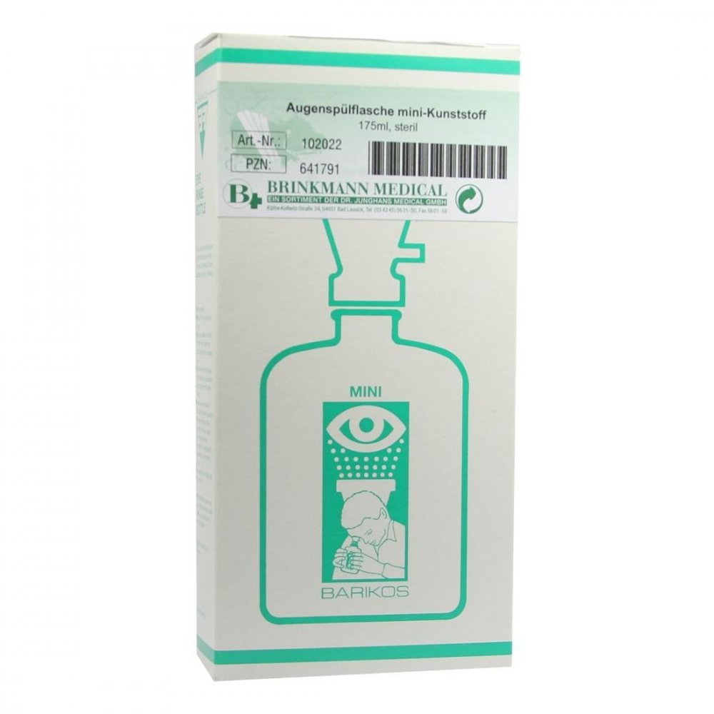 Brinkmann Medical ein Unternehmen der Dr. Junghans Augenspülflasche Barikos mini sterilisatus Flüssigk. 00641791