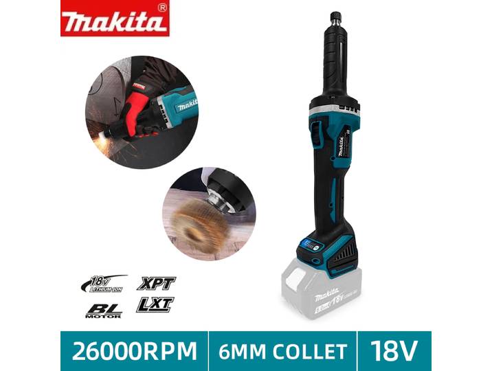 Makita – meuleuse d'angle sans balais, meuleuse d'angle à 4 vitesses, polissage, outil de gravure électrique rotatif, outil de meulage portatif sans fil